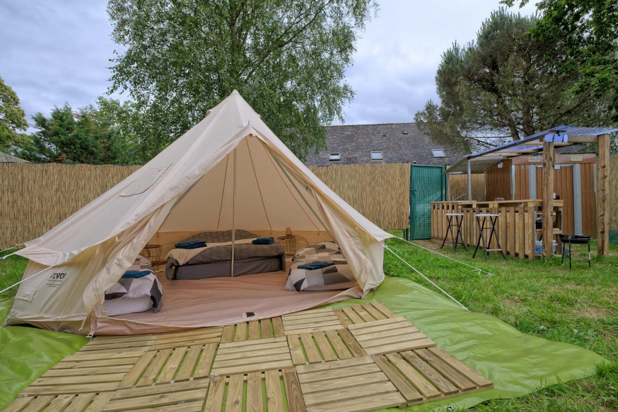 Tipi Experience L'Echappee Belle Hotel Saint-Maudez Ngoại thất bức ảnh